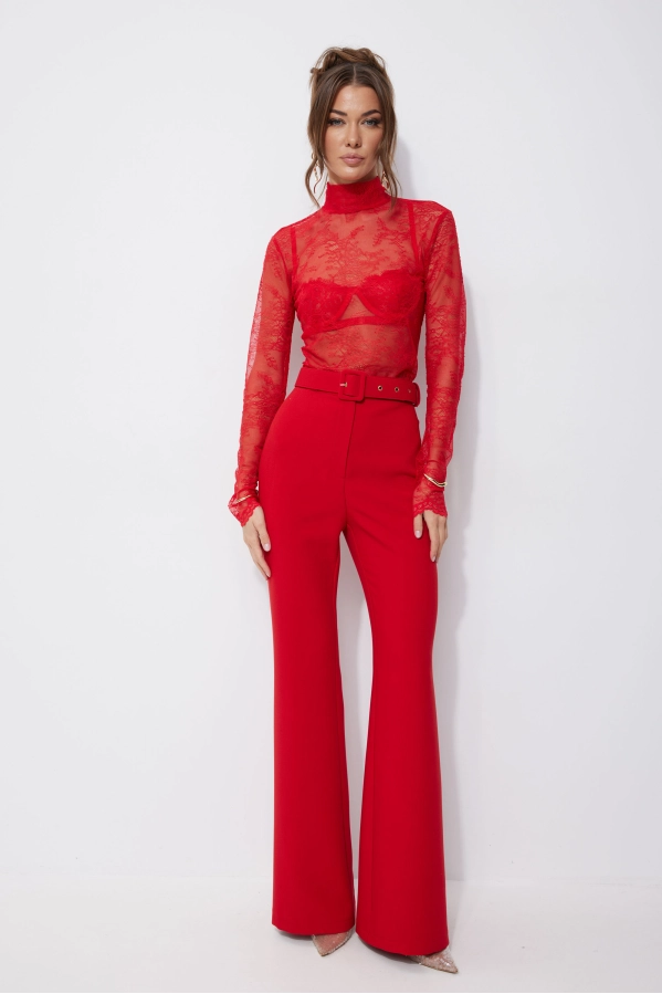 Брюки Lyushe 4254 красный Брюки Lyushe 4254 красный