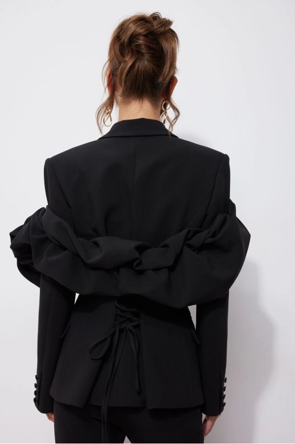 Жакет Lyushe 4256 черный Жакет Lyushe 4256 черный