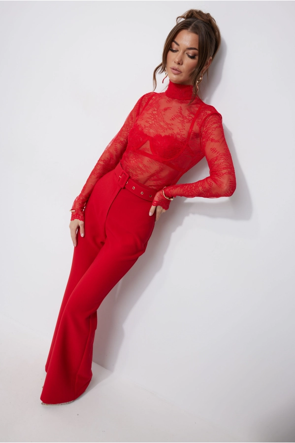 Джемпер Lyushe 4258 красный Джемпер Lyushe 4258 красный