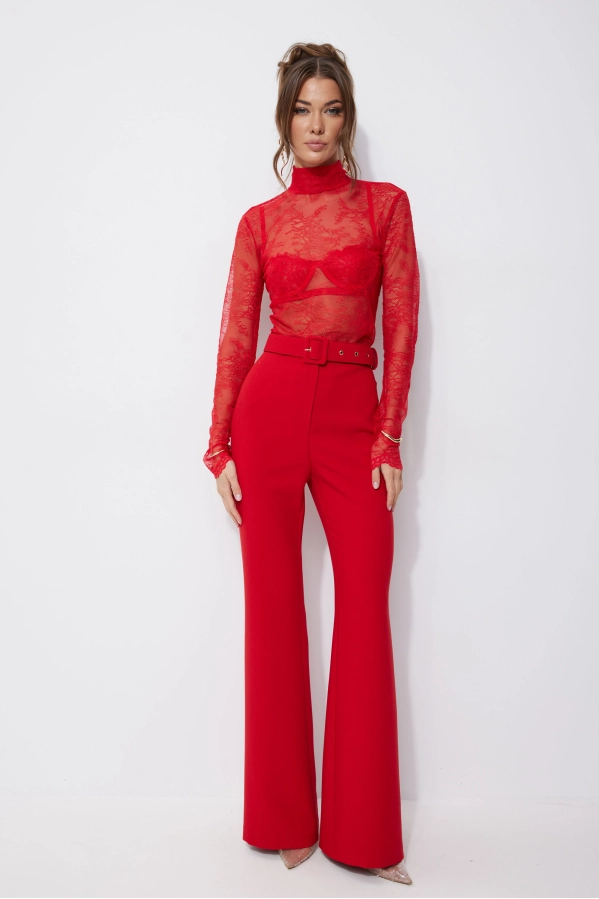 Джемпер Lyushe 4258 красный Джемпер Lyushe 4258 красный