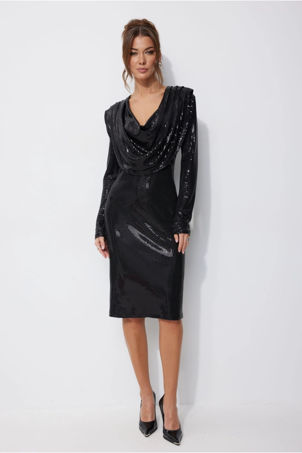 Платье Lyushe 4262 черный Платье Lyushe 4262 черный