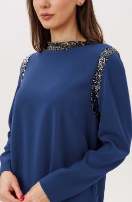 Платье Фантазия Мод 5327 василек 