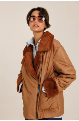 Куртка DILIA 0630 рыжий 