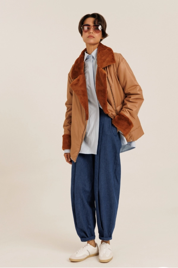 Куртка DILIA 0630 рыжий