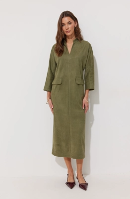 Платье Lyushe 4196 зеленый 
