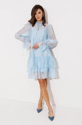 Платье Buter 3226 голубой 