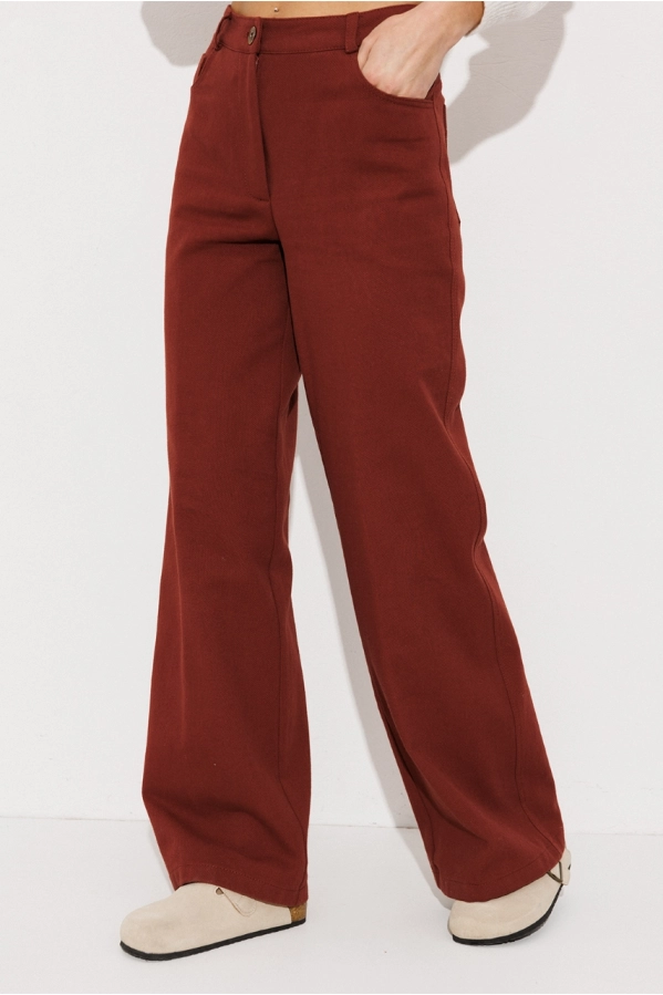 Брюки Buter 3266 терракотовый