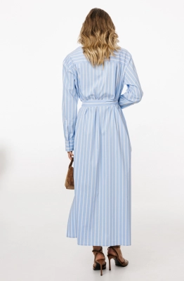 Платье EOLA 3026 голубой в полоску 