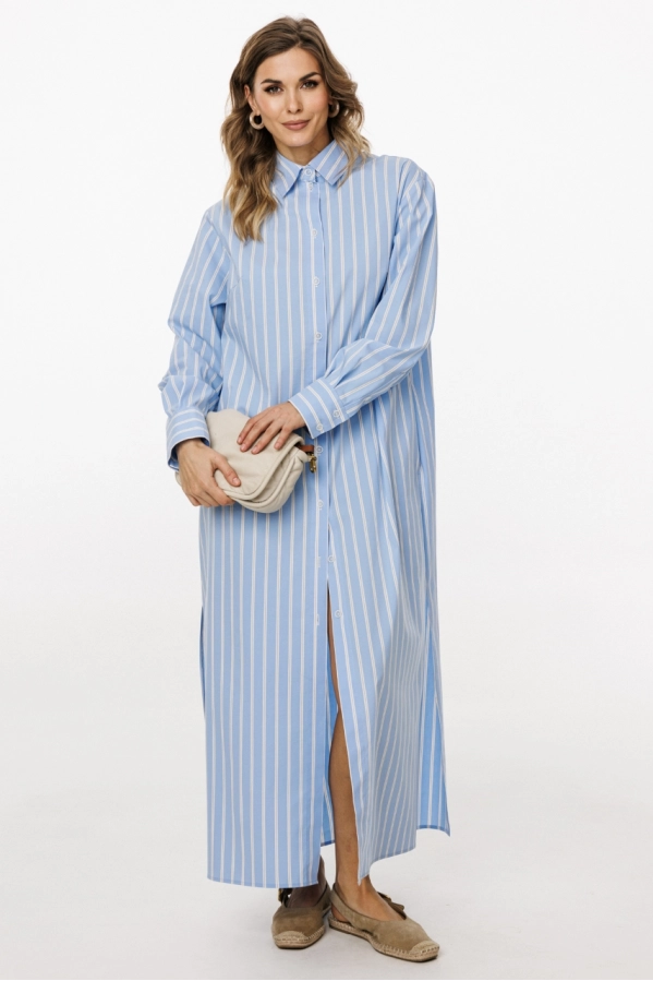 Платье EOLA 3026 голубой в полоску