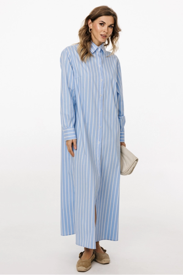 Платье EOLA 3026 голубой в полоску
