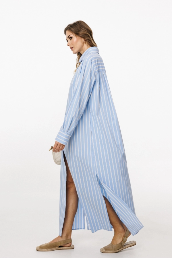 Платье EOLA 3026 голубой в полоску