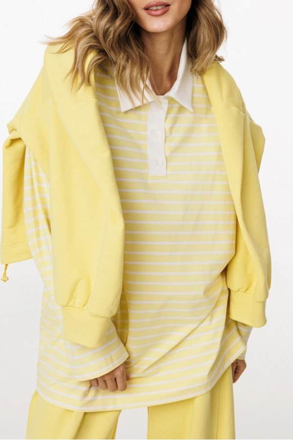 Джемпер EOLA 3052.1 лимонный в полоску