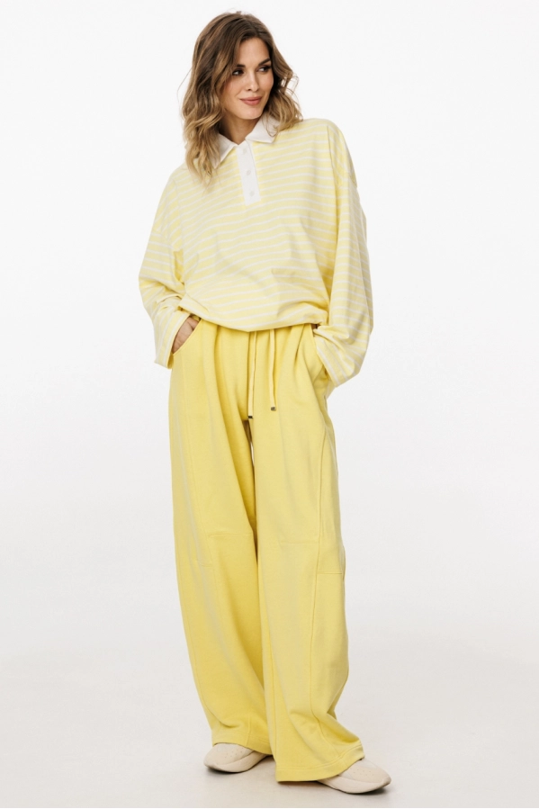 Джемпер EOLA 3052.1 лимонный в полоску