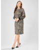 Платье GIZART 7385/1 серо-оливковый