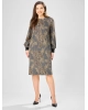 Платье GIZART 7385/1 серо-оливковый