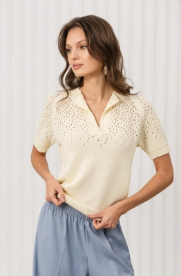 Джемпер RomGil РВ0368-ХЛ2 сливочный 