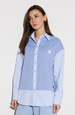 Блуза Buter 3257 голубой 