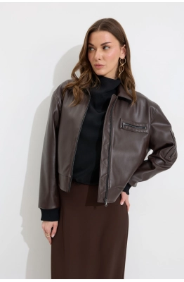 Жакет Lyushe 4298 коричневый 