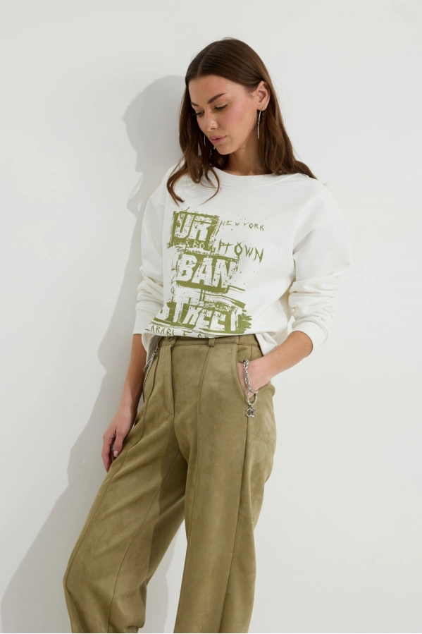 Брюки Lyushe 4314 оливка