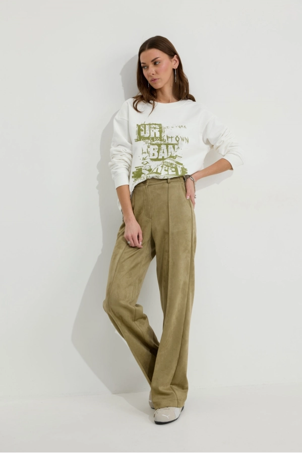 Брюки Lyushe 4314 оливка