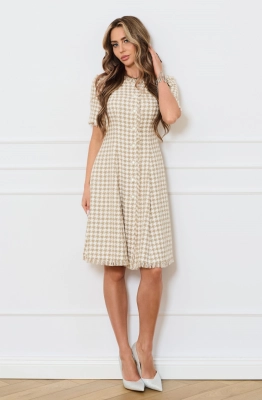 Платье Golden Valley 44284 бежевый 