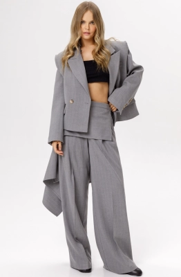 Брюки PiRS 6378 светло-серый 