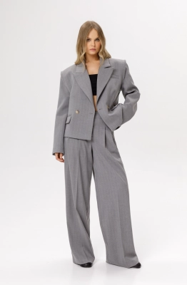 Брюки PiRS 6378 светло-серый 