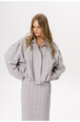 Куртка-бомбер PiRS 6667 серый 