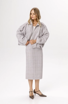 Куртка-бомбер PiRS 6667 серый 