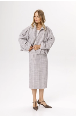 Куртка-бомбер PiRS 6667 серый 