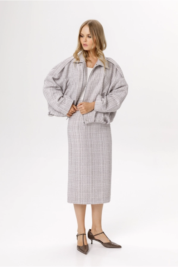 Куртка-бомбер PiRS 6667 серый