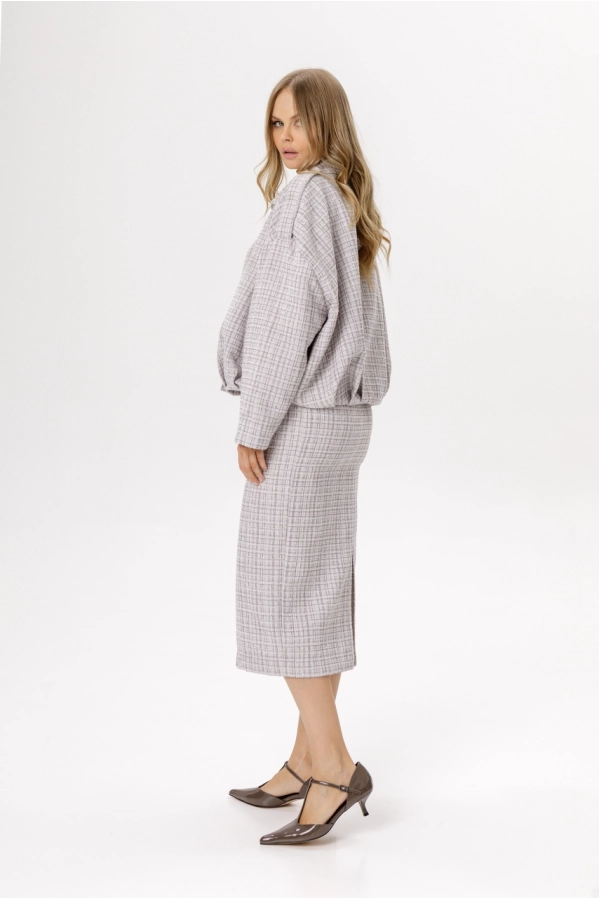 Куртка-бомбер PiRS 6667 серый