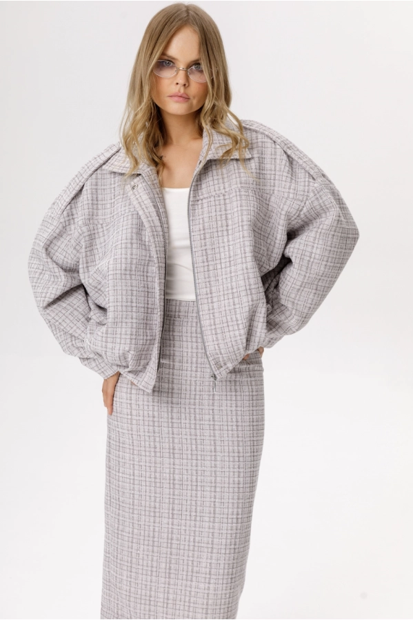 Куртка-бомбер PiRS 6667 серый