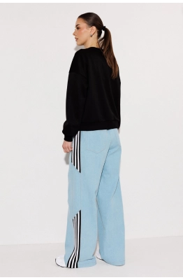 Брюки Buter 3250 голубой+черный 