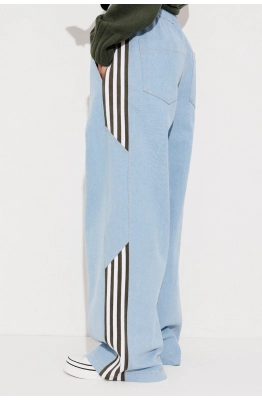 Брюки Buter 3250 голубой+хаки 