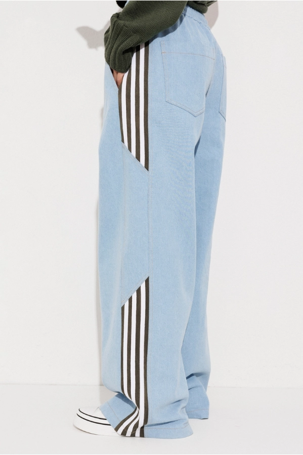 Брюки Buter 3250 голубой+хаки
