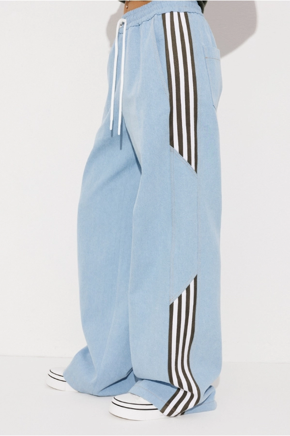 Брюки Buter 3250 голубой+хаки