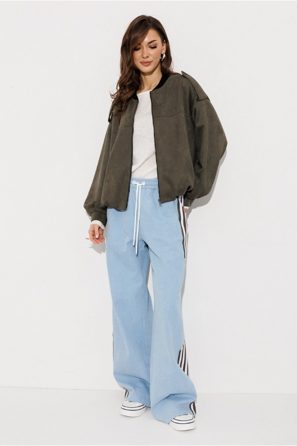 Брюки Buter 3250 голубой+хаки