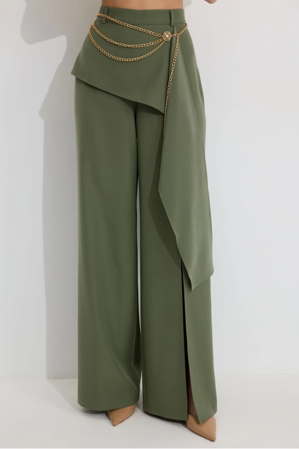 Брюки Lyushe 4304 зеленый