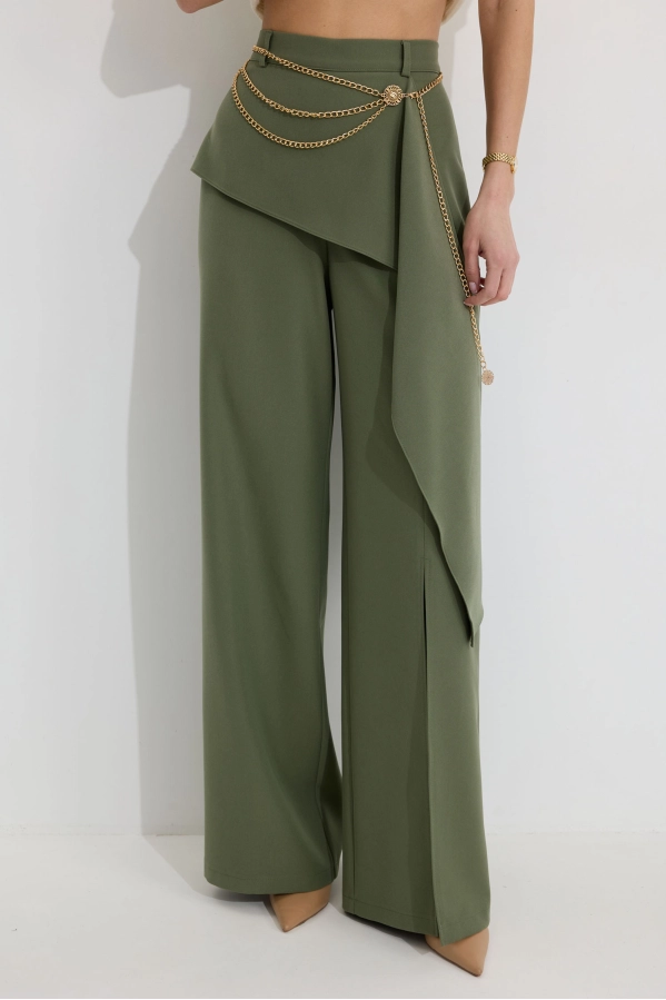 Брюки Lyushe 4304 зеленый