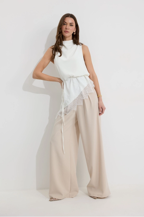 Брюки Lyushe 4326 бежевый