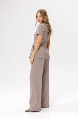 Брюки PiRS 5825 серо-бежевый 