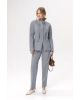 Брюки PiRS 6292 серо-голубой с бежевым меланжем