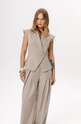 Жилет PiRS 6543 бежевый 