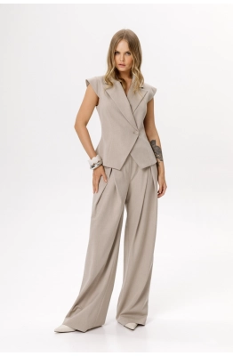 Брюки PiRS 6544 бежевый 