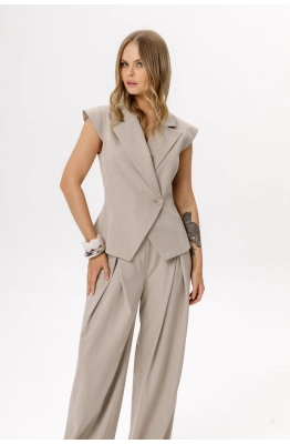 Брюки PiRS 6544 бежевый 