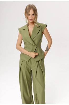 Брюки PiRS 6544 оливковый 