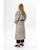 Плащ PiRS 6546 серо-бежевый