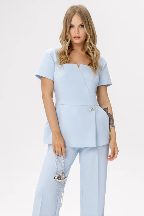 Костюм-двойка PiRS 6635 светло-голубой