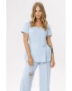 Блуза PiRS 6636 светло-голубой